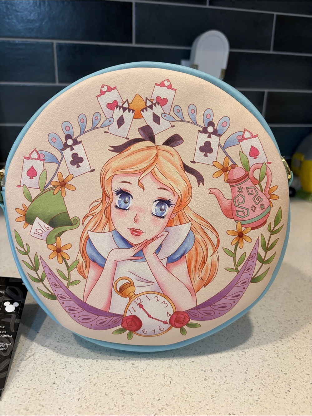Alice in Wonderland Soft Tag Loungefly Crossbody NWT
